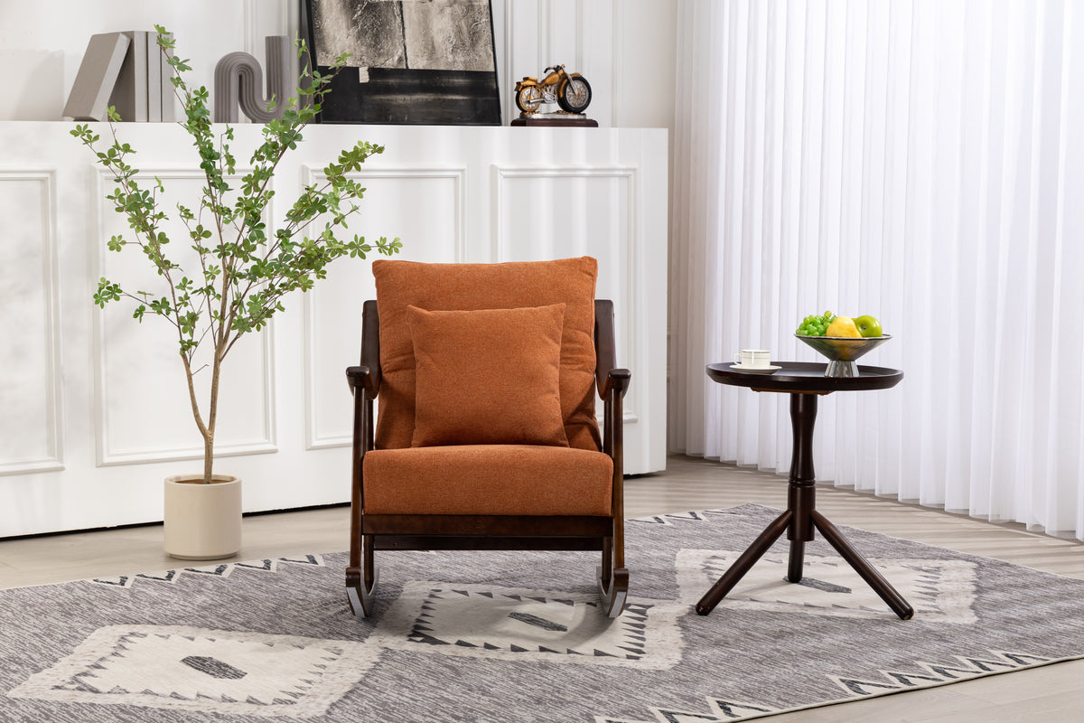 Woven Mid-Century Armchair Gray
