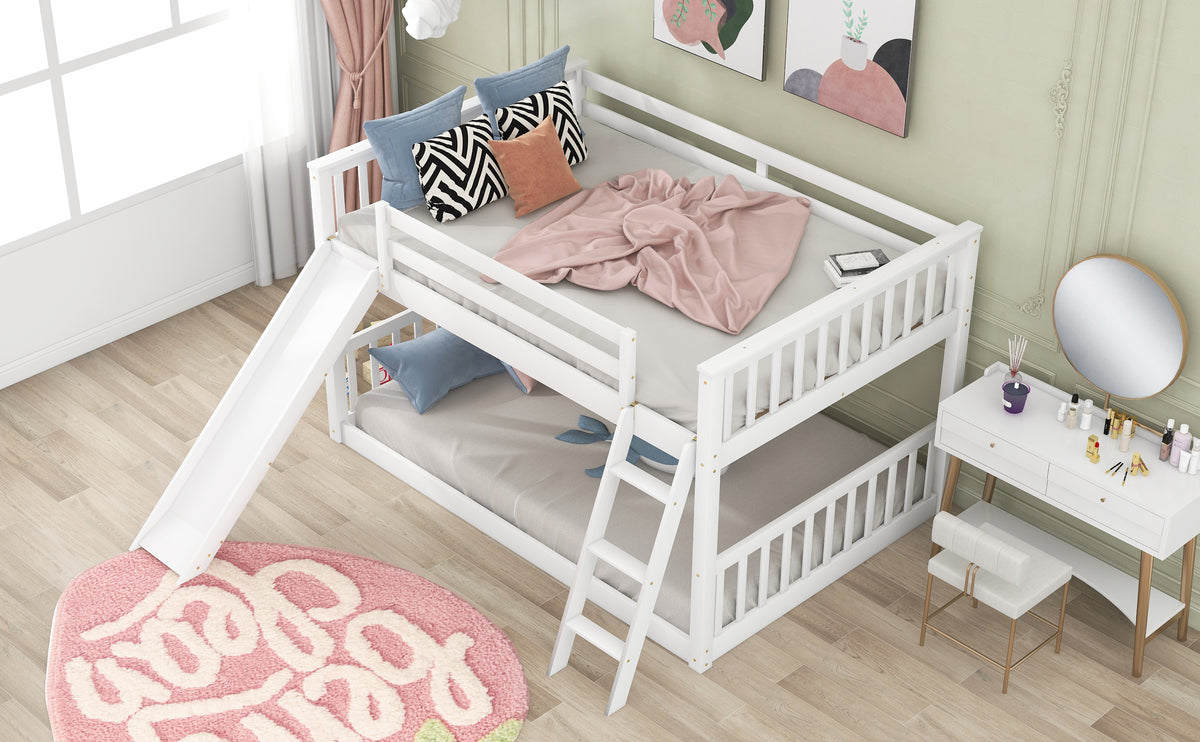 Full Bunk Bed White