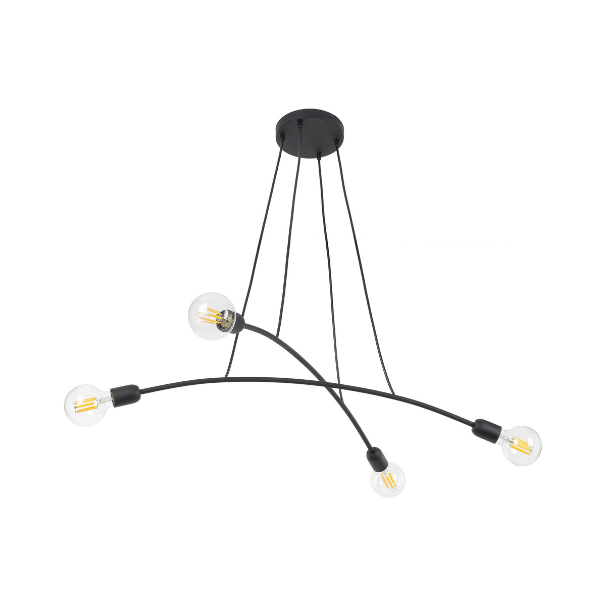 HELIX Black Minimalist Pendant Light 4