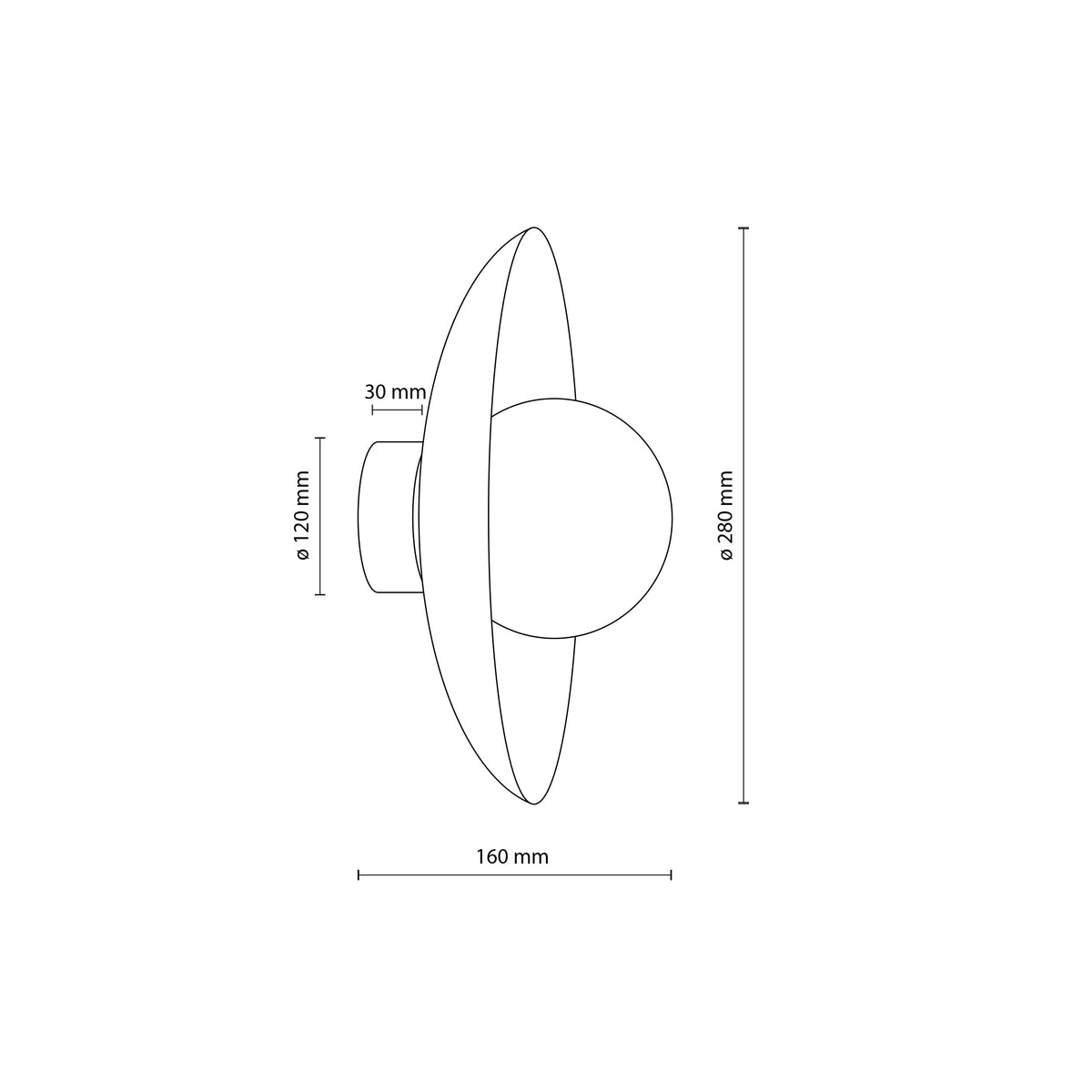 SLATE Scandinavian Wall Sconce Light