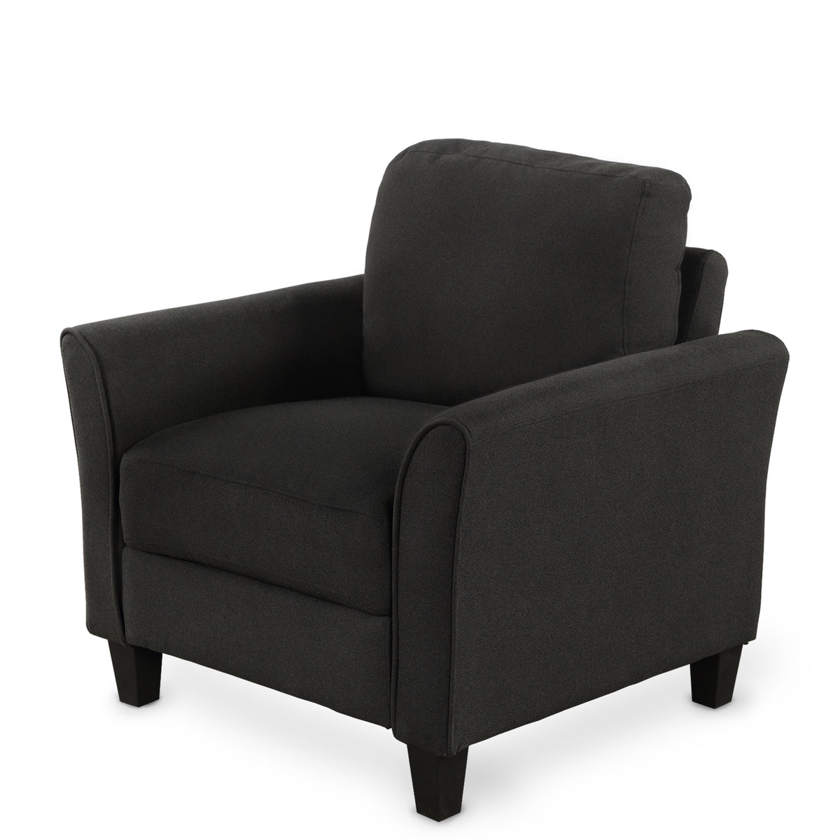 Recliner Armchair Black Finish