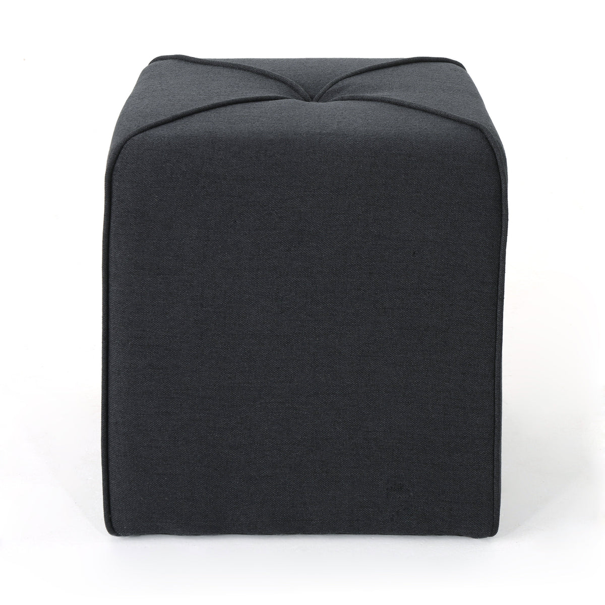 Modern Ottoman with Storage and Wooden Legs