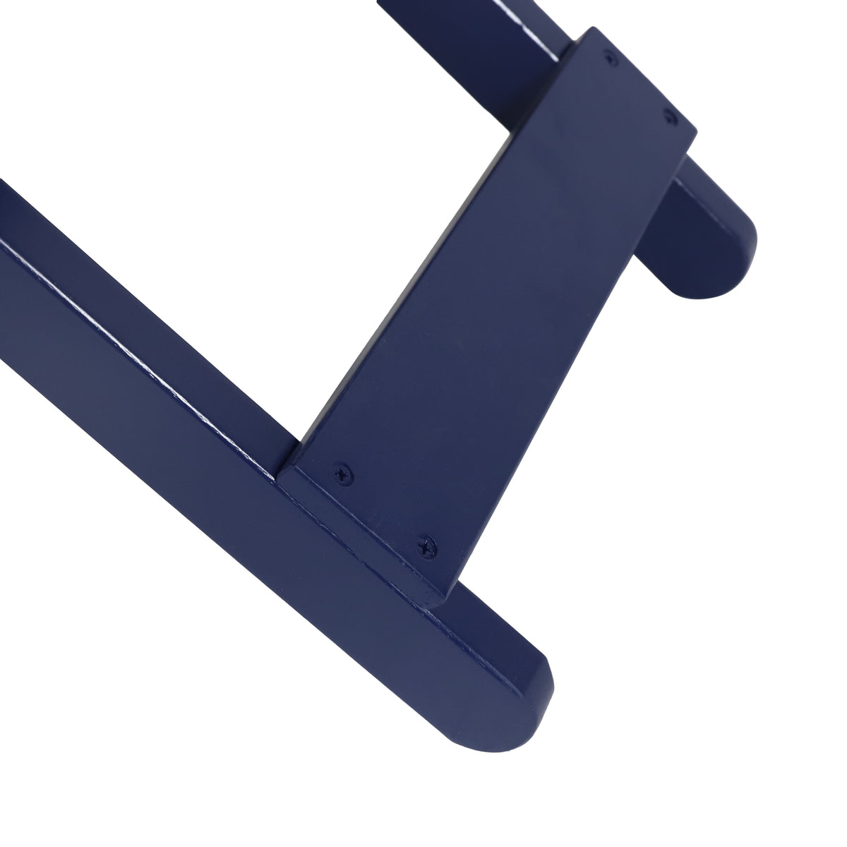Outdoor Folding Dining Table Navy Blue Finish