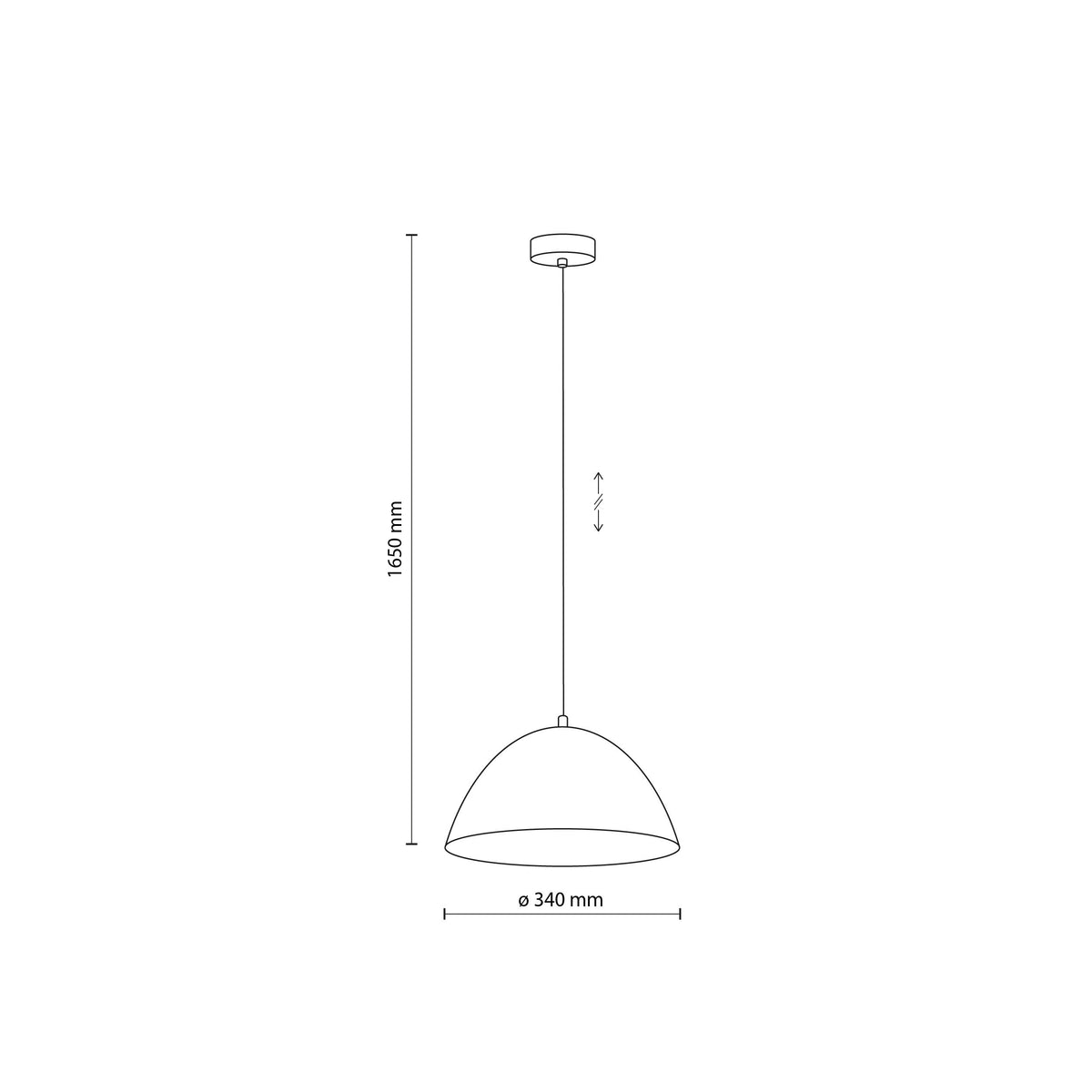 FARO Mid-Century Modern Pendant Light M