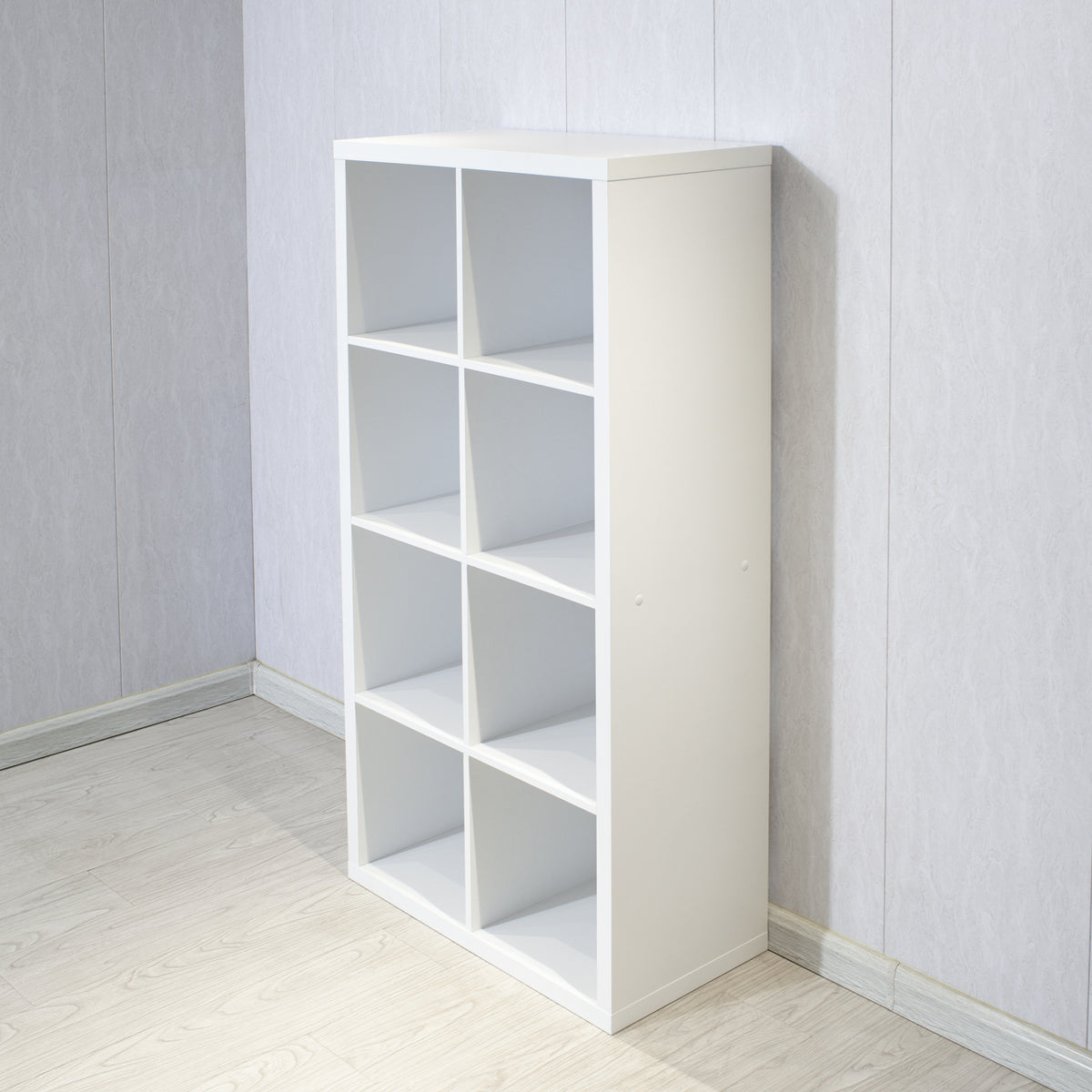 Smart Cube 8-Shelf Organizer White Finish