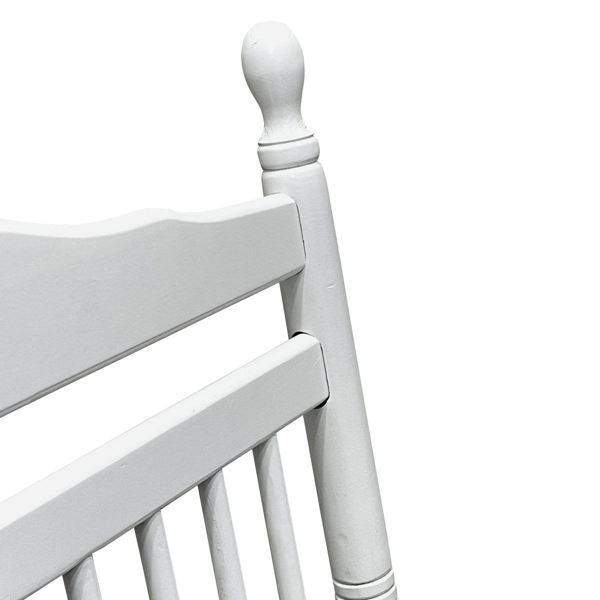 Classic White Porch Rocking Chair