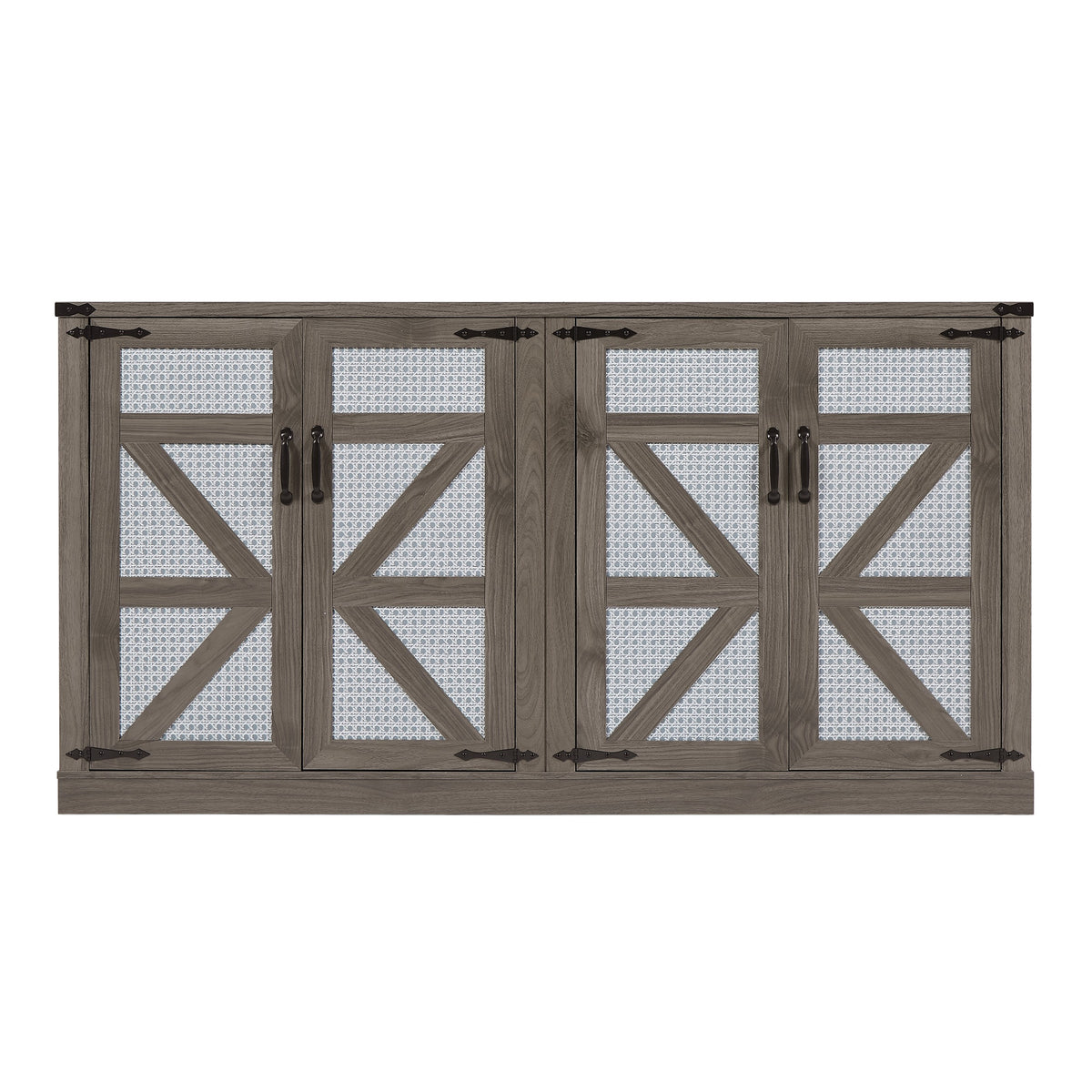 Slate Gray 4-Door Sideboard