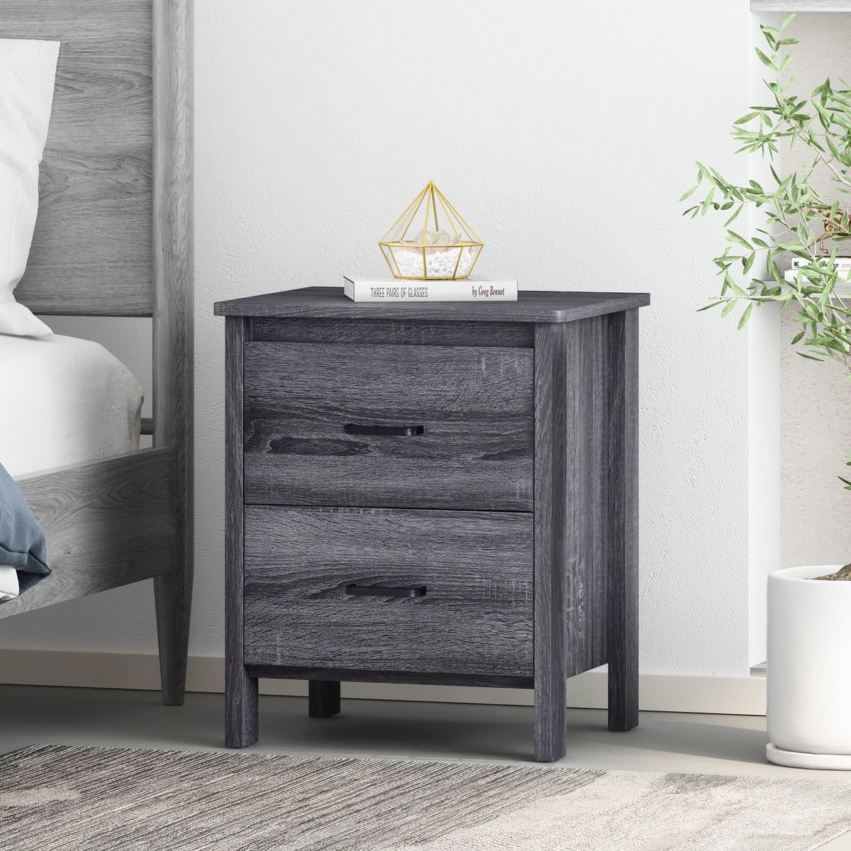 Modern Wood Nightstand