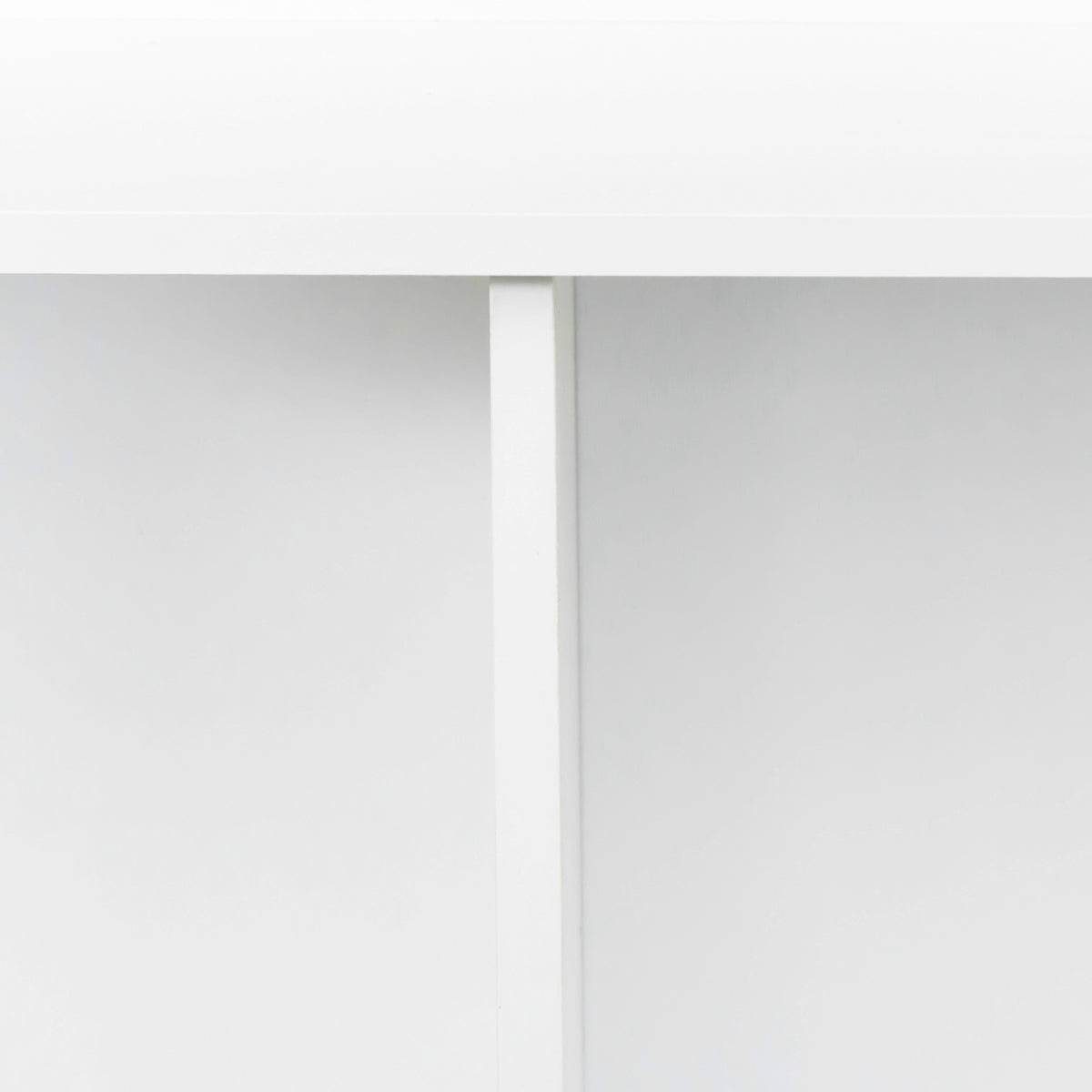 White 10-Shelf Bookcase – Cubbyhole Storage with Adjustable Dividers