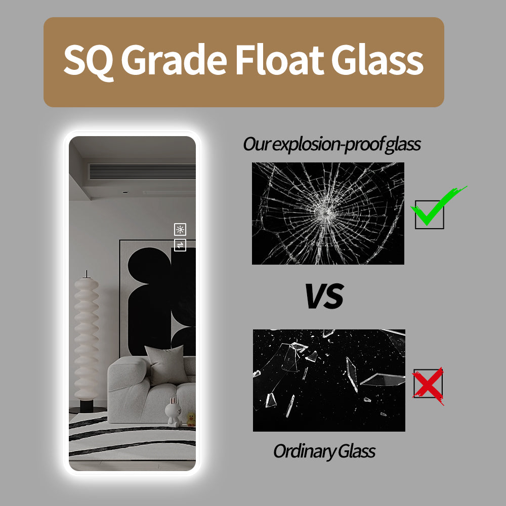 Full-Length LED Vanity Mirror – Wall Mounted