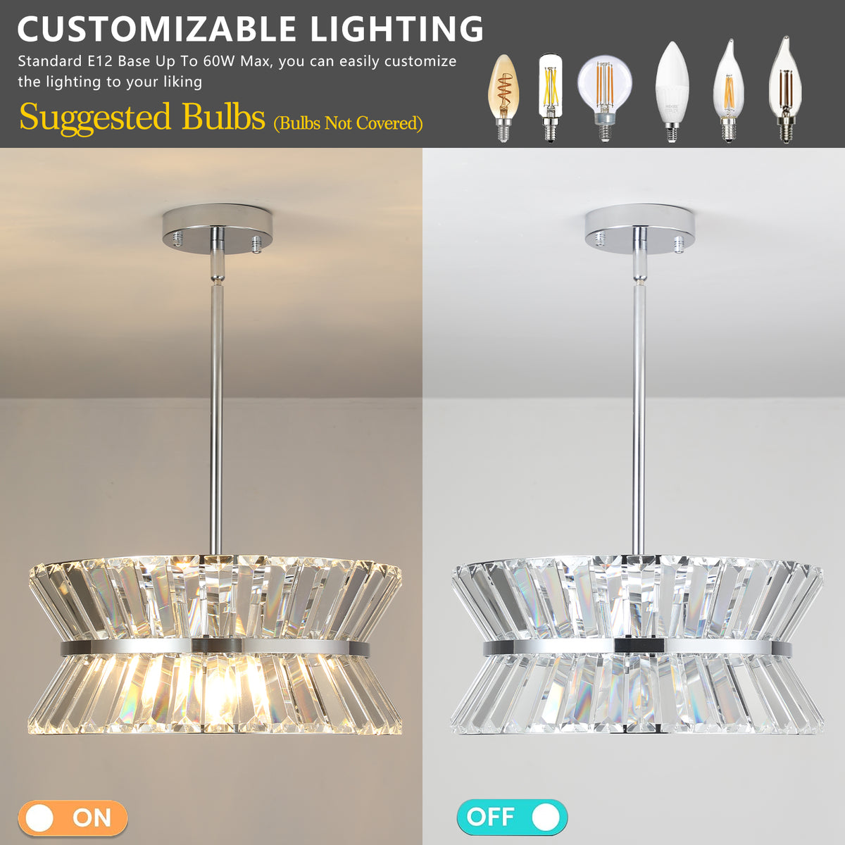 Crystal Round Chandelier