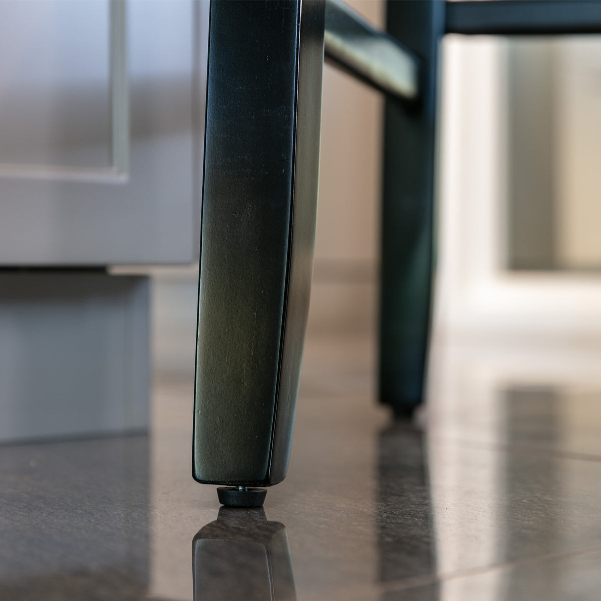 Velvet Wingback Bar Stool Set (2 pcs) – Beige