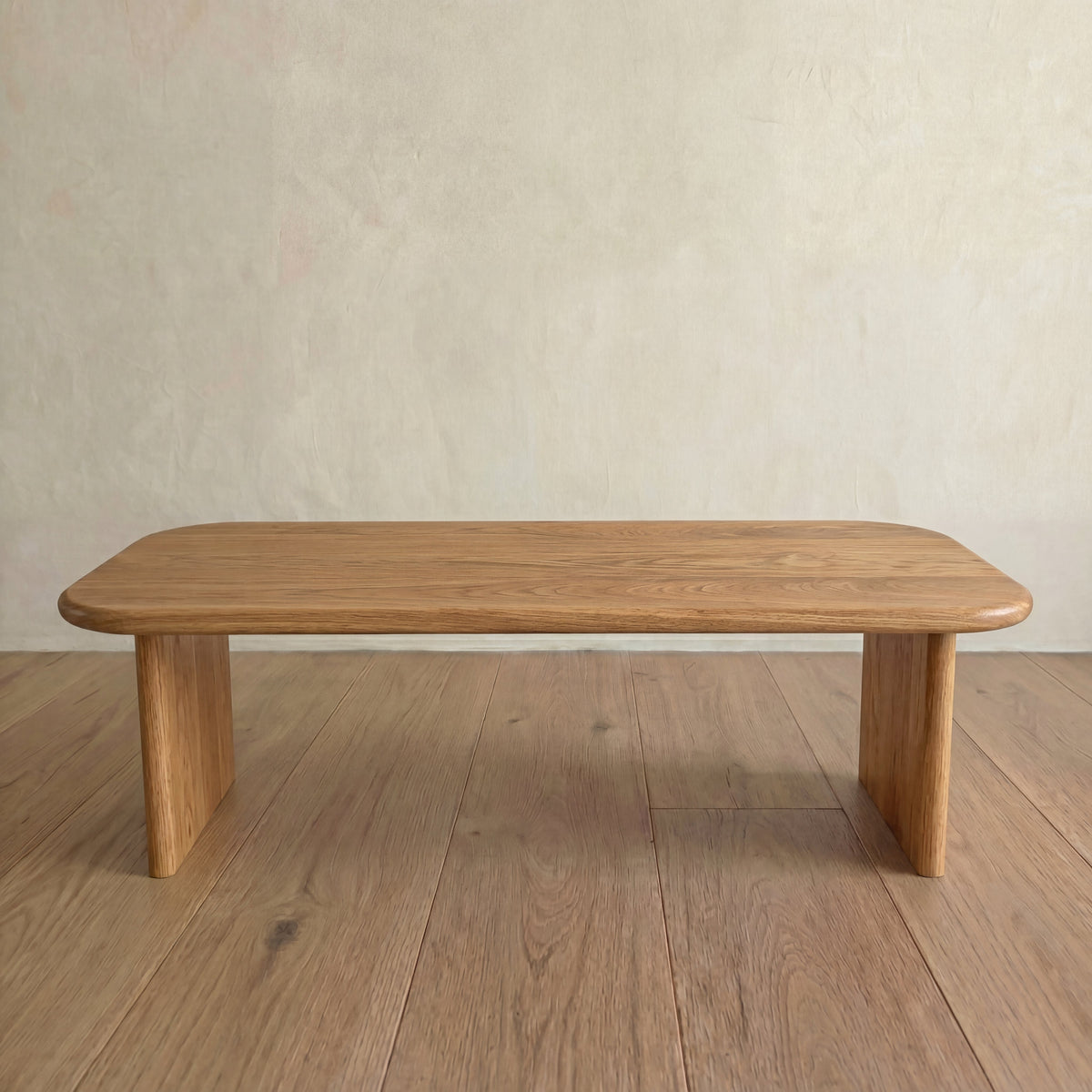 60 Inch Coffee Table in White Oak
