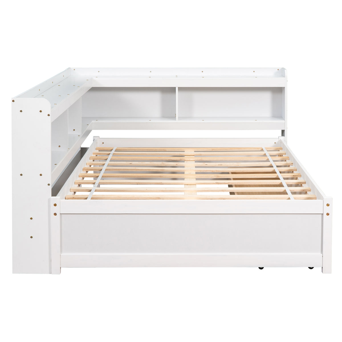 Full Storage Bed White