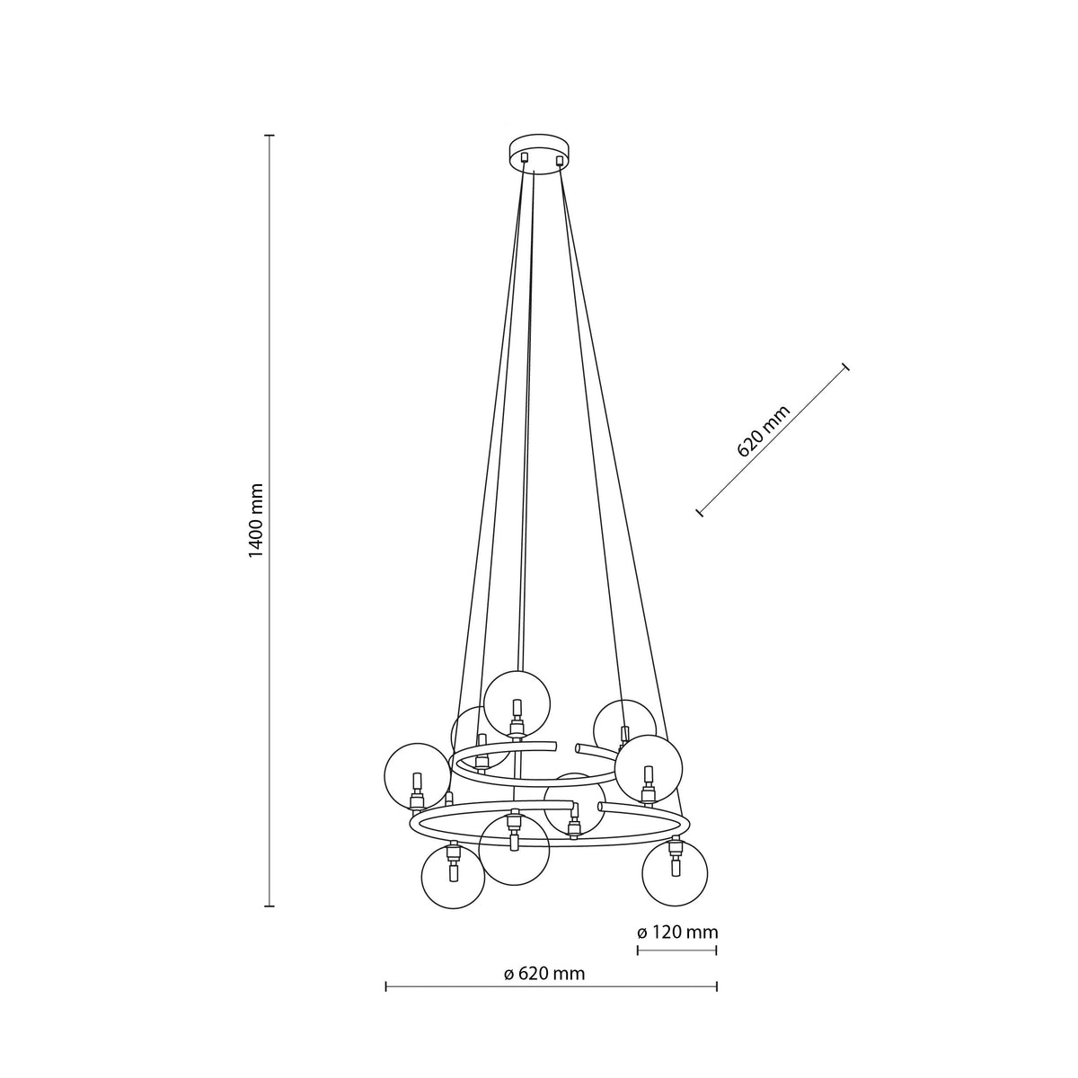 ANABELLE Scandinavian Pendant Light 9