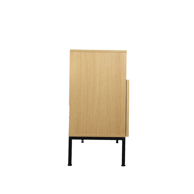 Modern Coffee Bar Sideboard – Walnut Finish