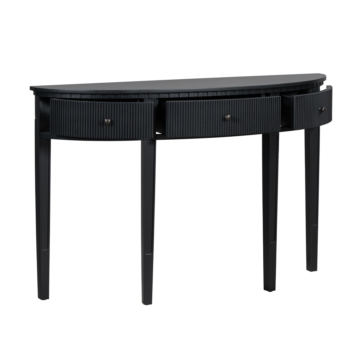 U-Style Vertical Pine Console Table