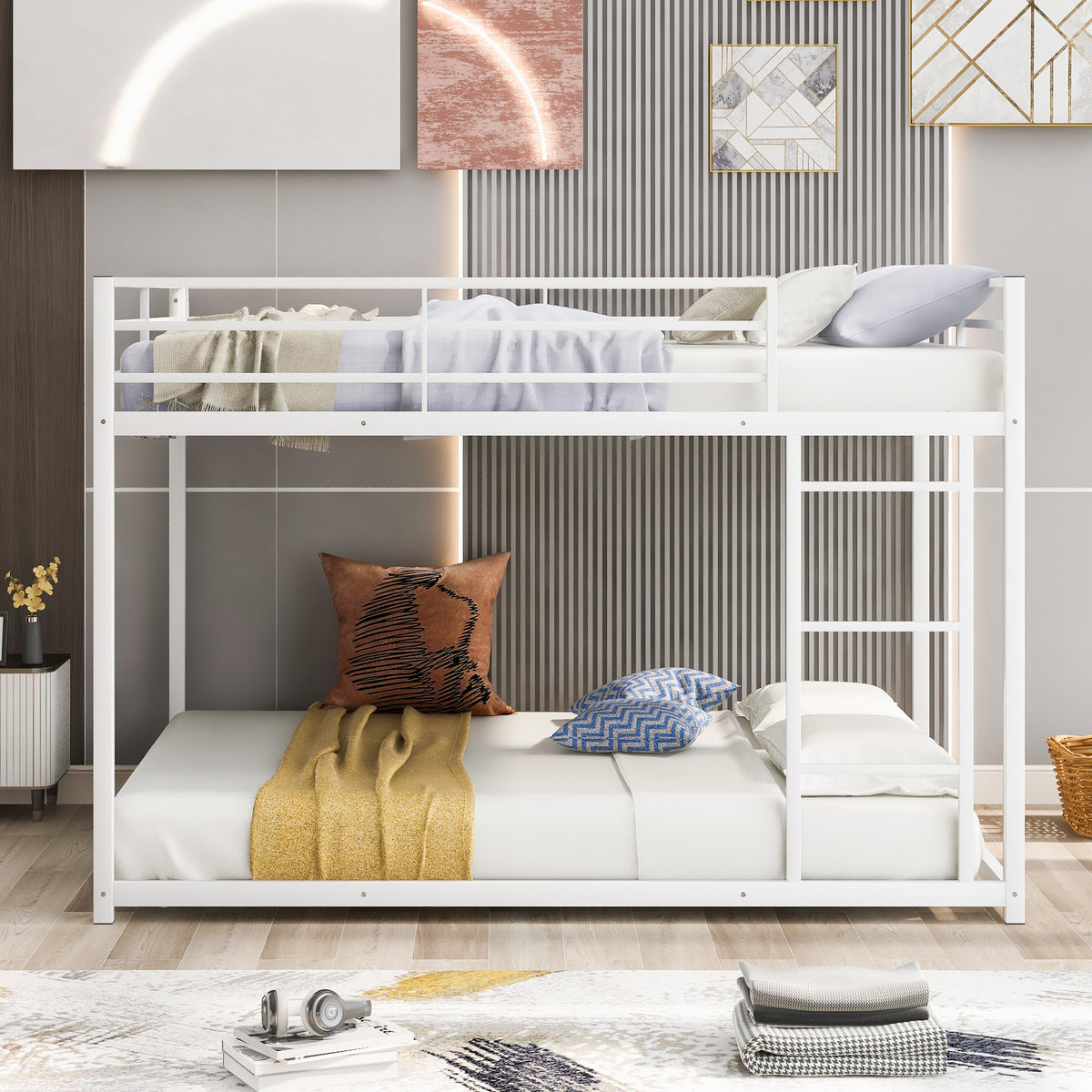 Full over Full Metal Bunk Bed