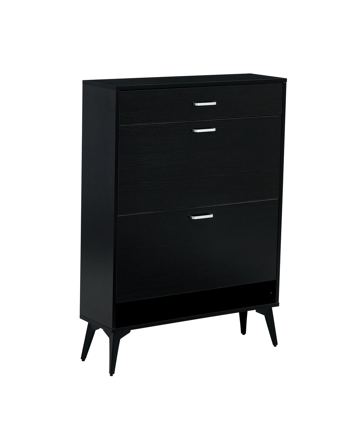 Black Shoe Storage Cabinet