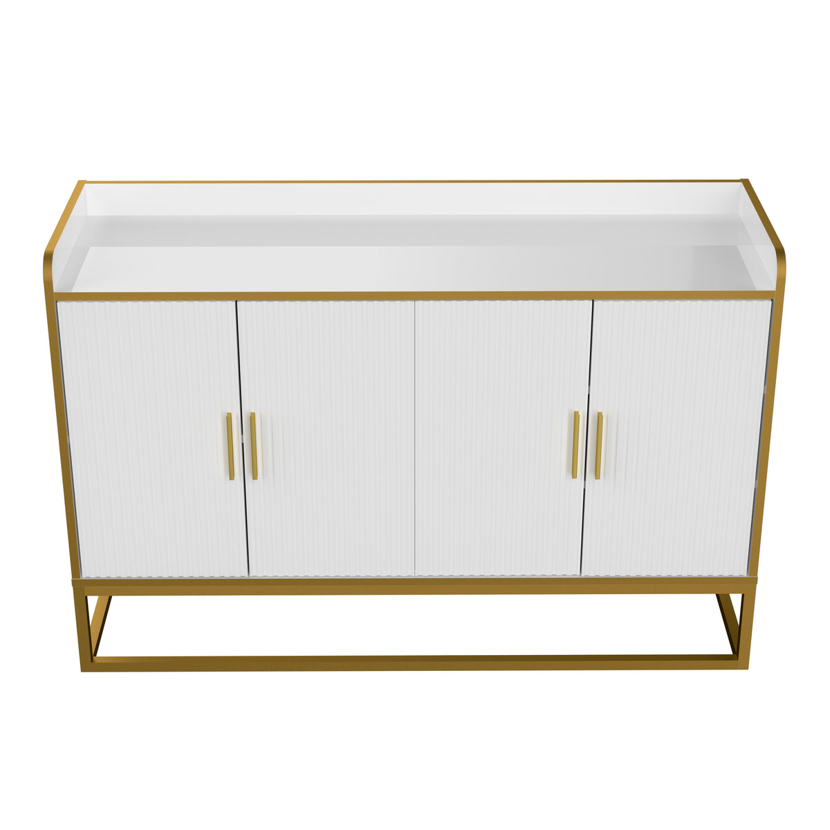 Modern Buffet Cabinet White Gloss