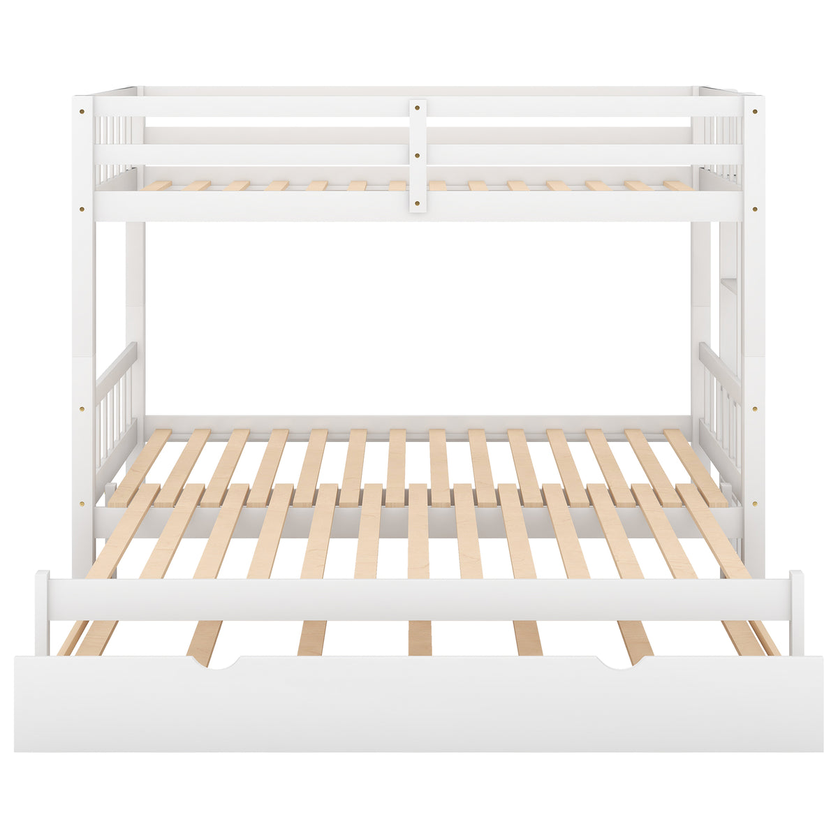 Pull-Out Bunk Bed White