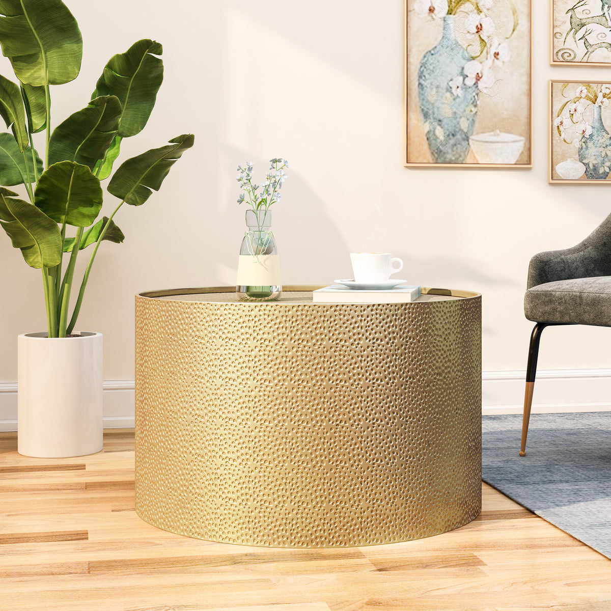 Modern Metal Coffee Table for Living Rooms