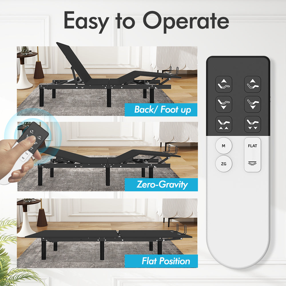 Adjustable Zero-Gravity Bed Frame
