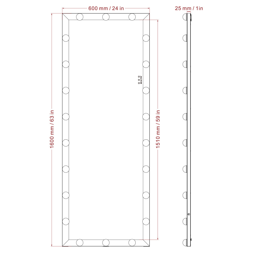 LED Illuminated Mirror