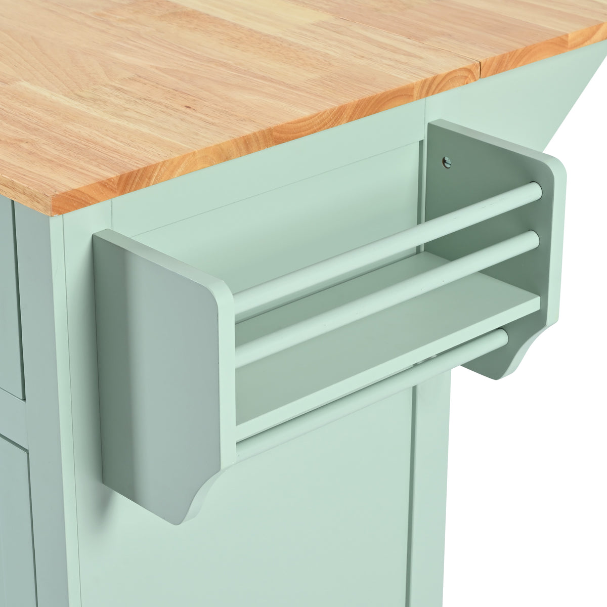 Kitchen Island Cart Mint Green