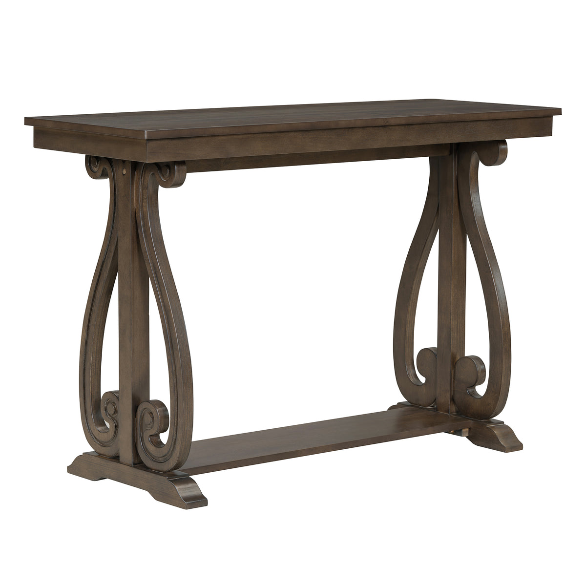 Walnut Farmhouse Console Table – 48”