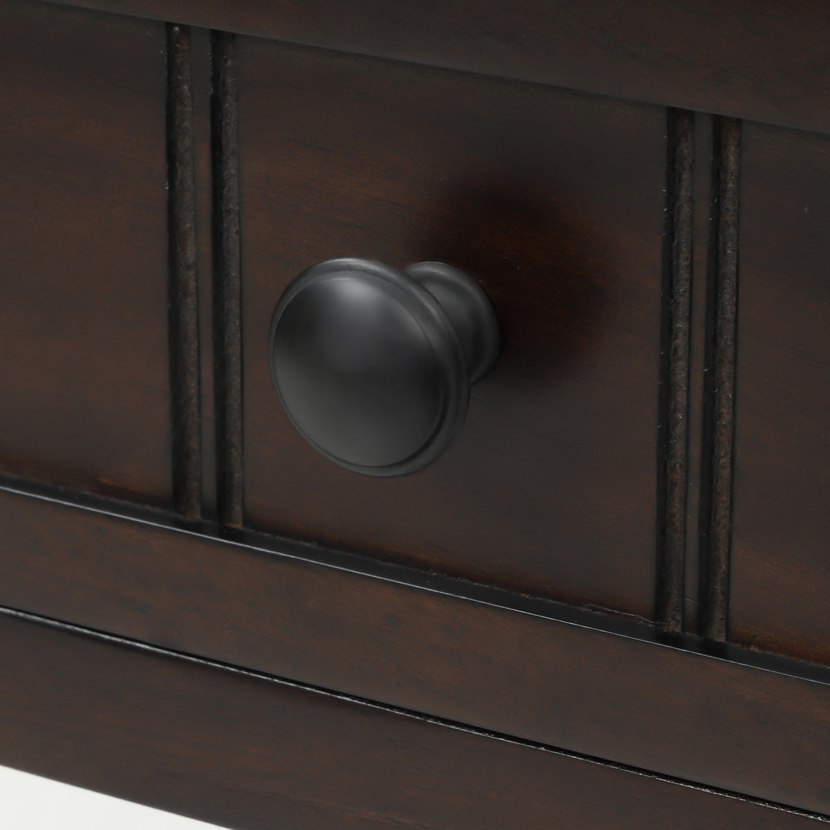 Console Table with Drawers Espresso