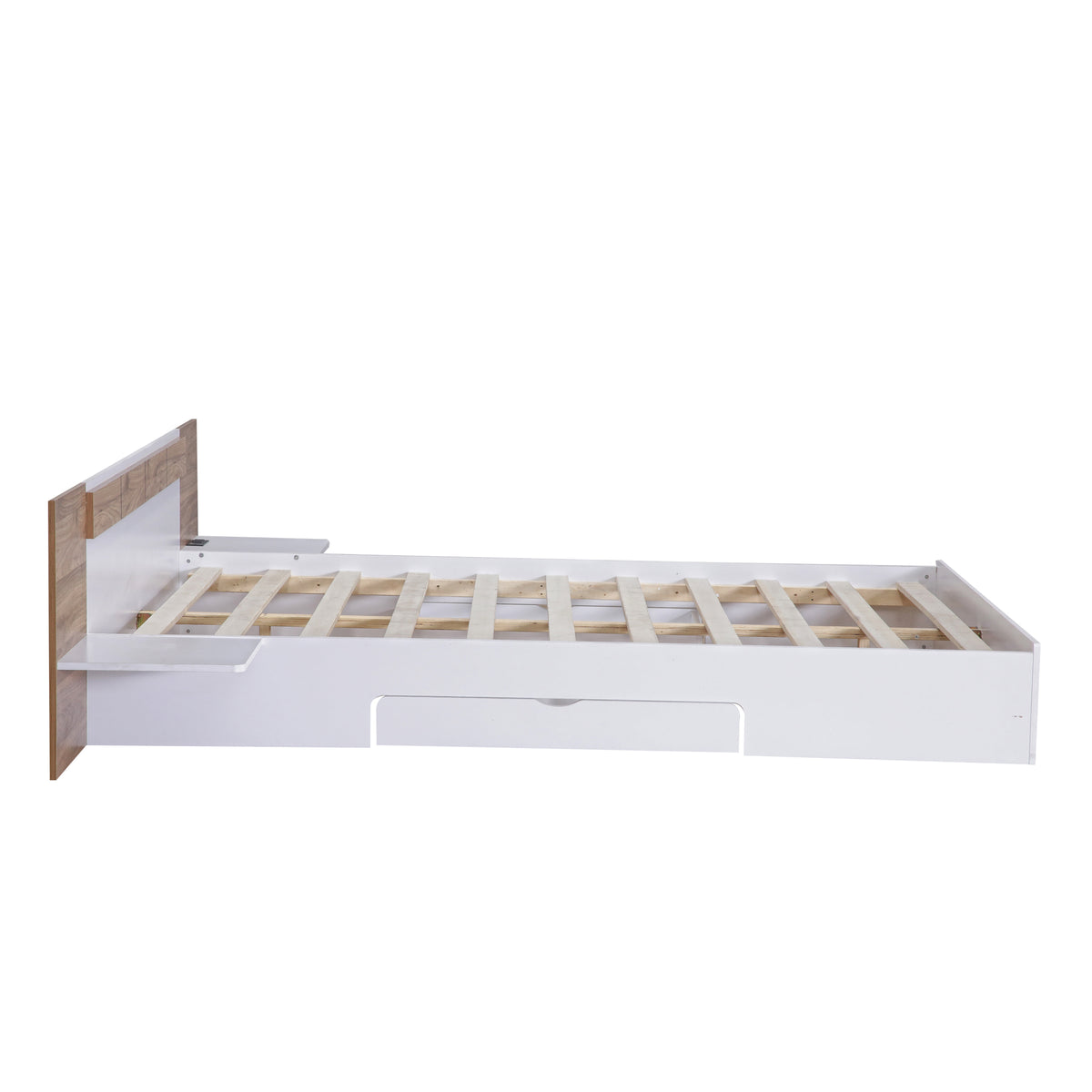 Queen Platform Bed White