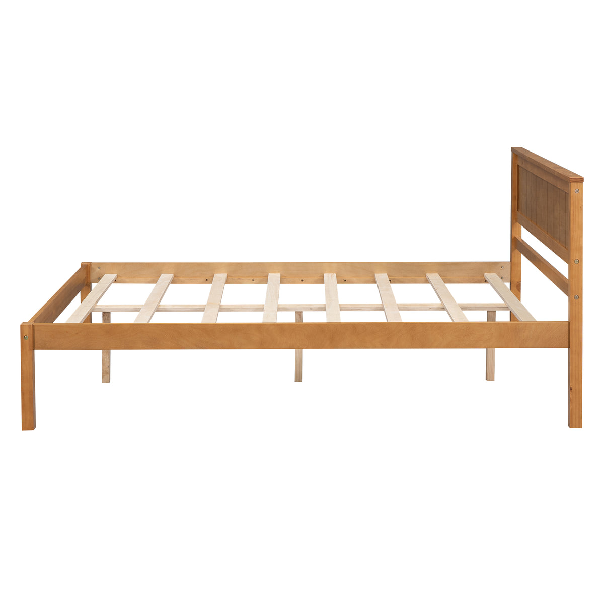 Platform Bed Frame Full Oak