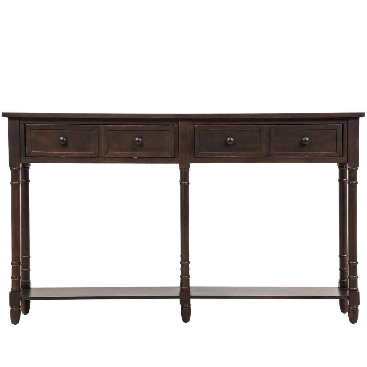 Console Table with Storage Espresso