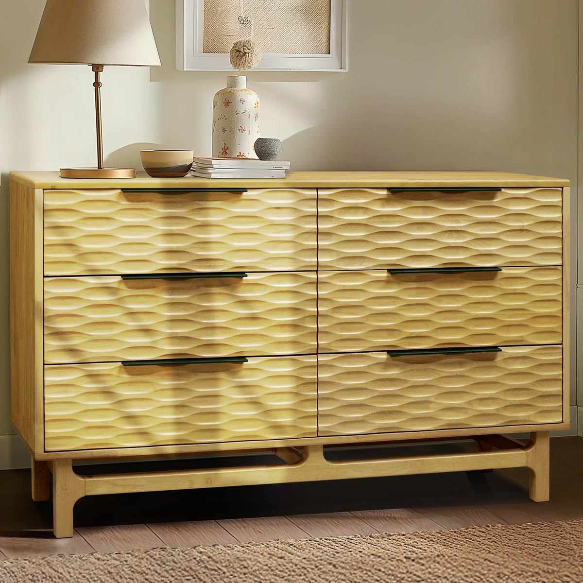 Elara Dresser with 6 Drawers