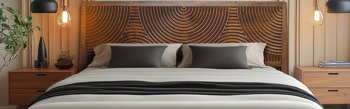 Harmony Platform Bed Frame with Headboard