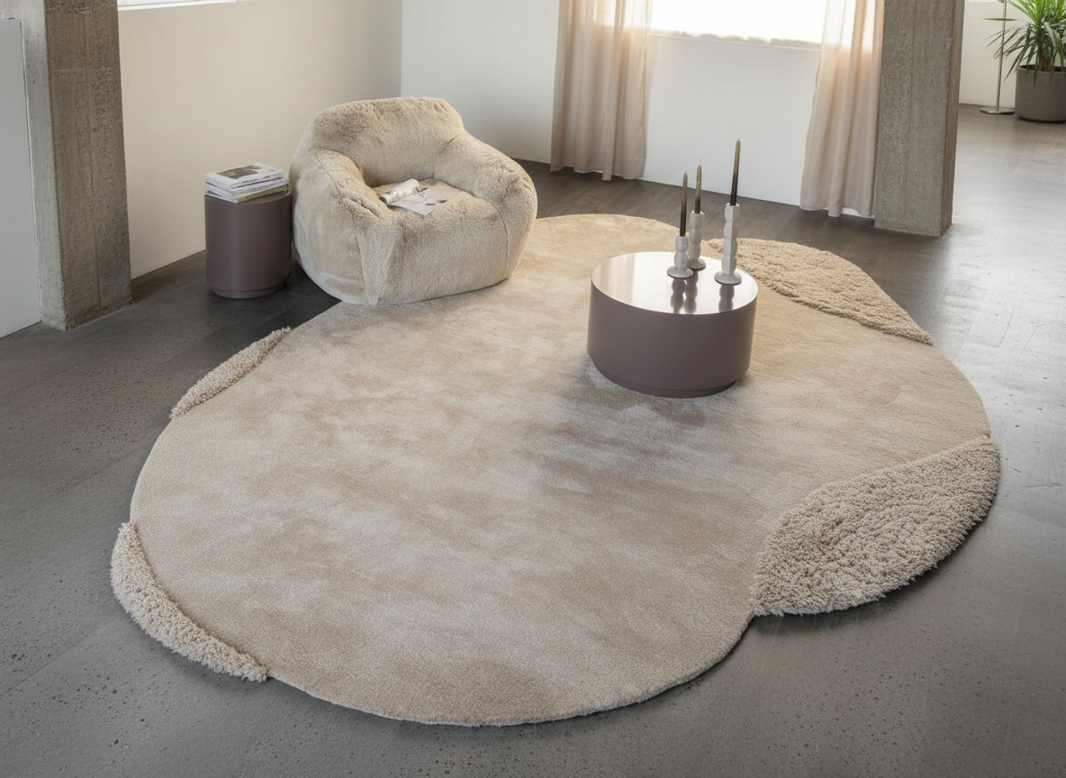 Harmony Wave Hand-Woven Carpet
