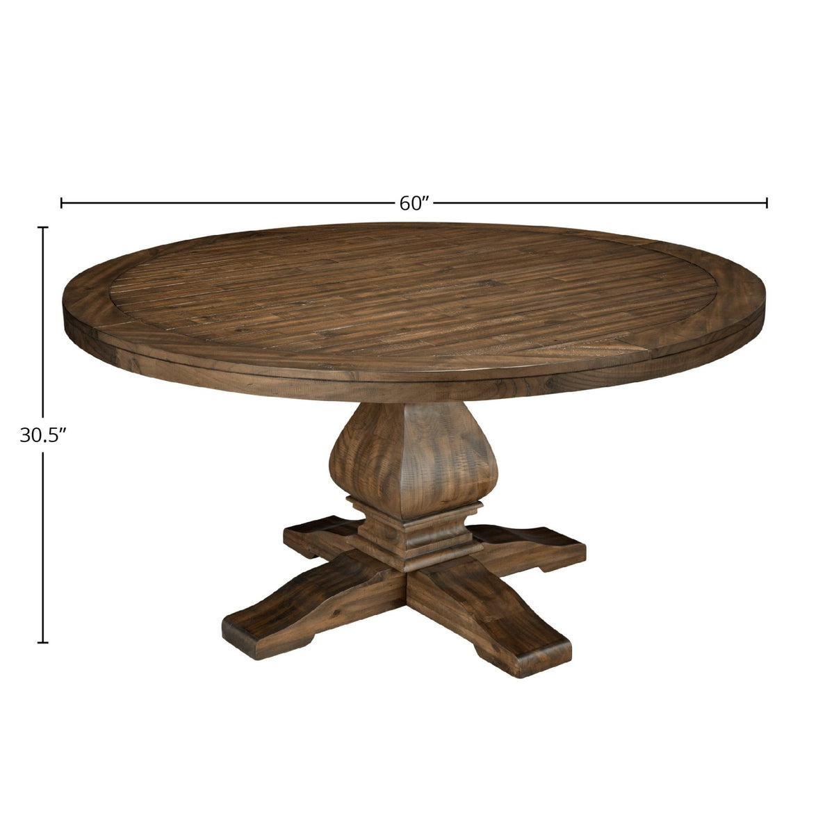Kensington Round Dining Table, Walnut