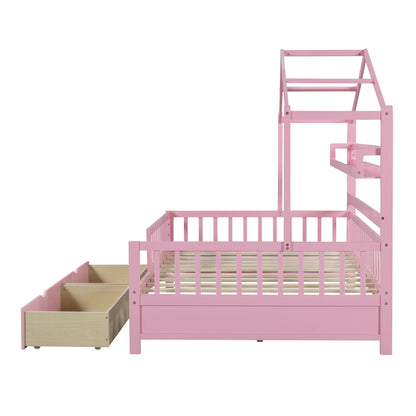 Full House Bed Pink