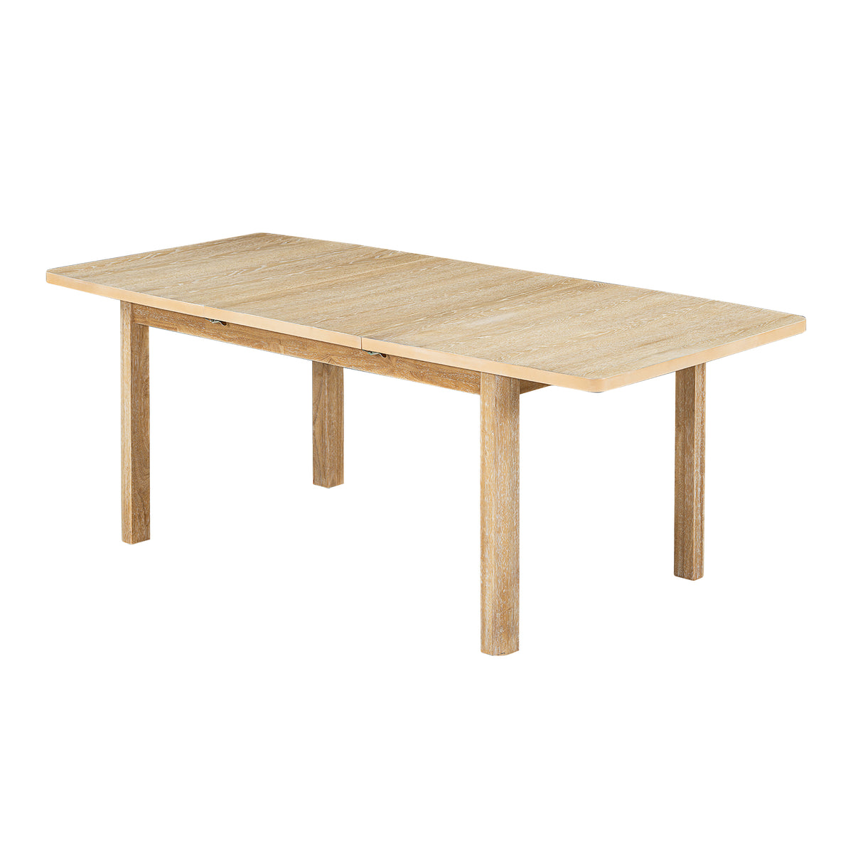 84” Expandable Dining Set – Natural Finish