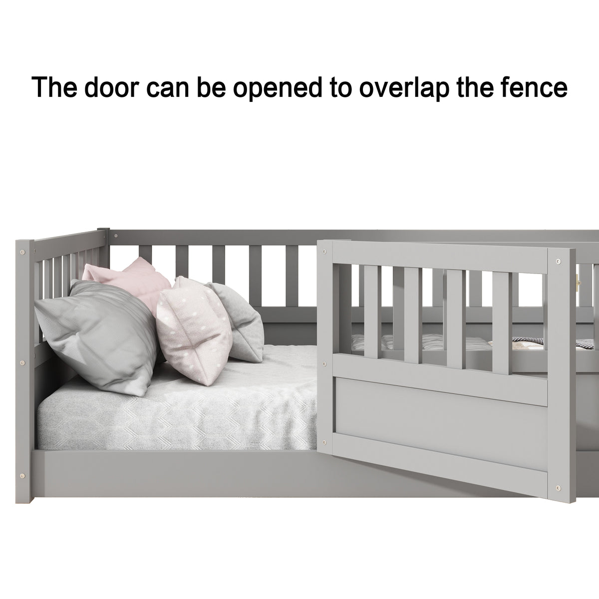 Montessori Floor Bed Gray