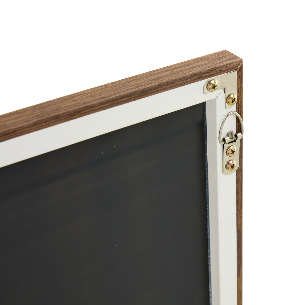 Brown Full-Length Floor Mirror Solid Wood Frame