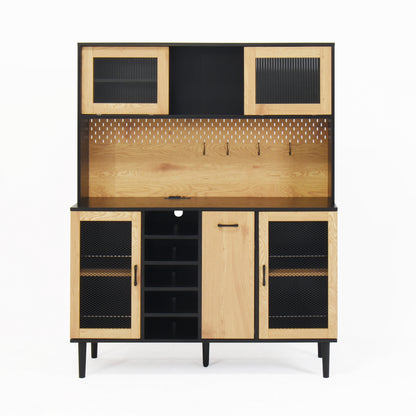 Buffet Storage Cabinet with Wine Rack