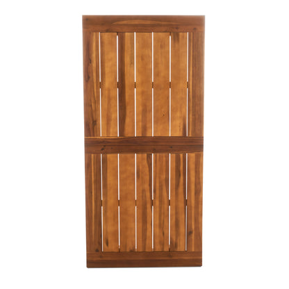 Della Dining Table Solid Wood Brown