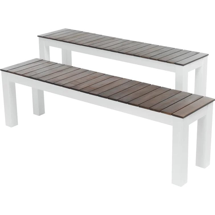 Bali Dining Bench Set of 2 Natural
