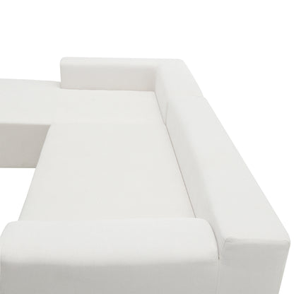 Modular Sectional Sofa – White Linen