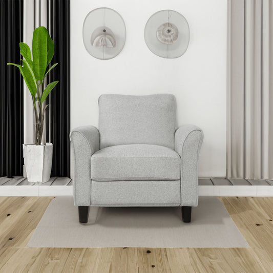 Contemporary Armrest Sofa – Light Gray