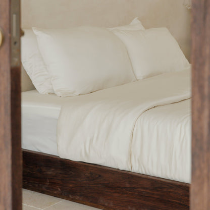 Organic Bamboo Sateen Duvet Cover Set