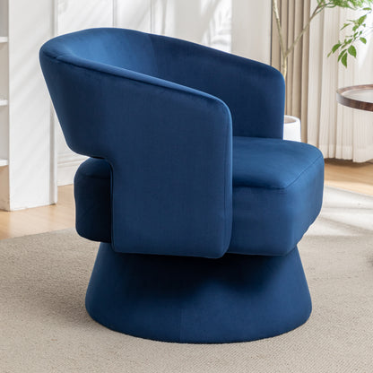 Velvet Swivel Club Chair