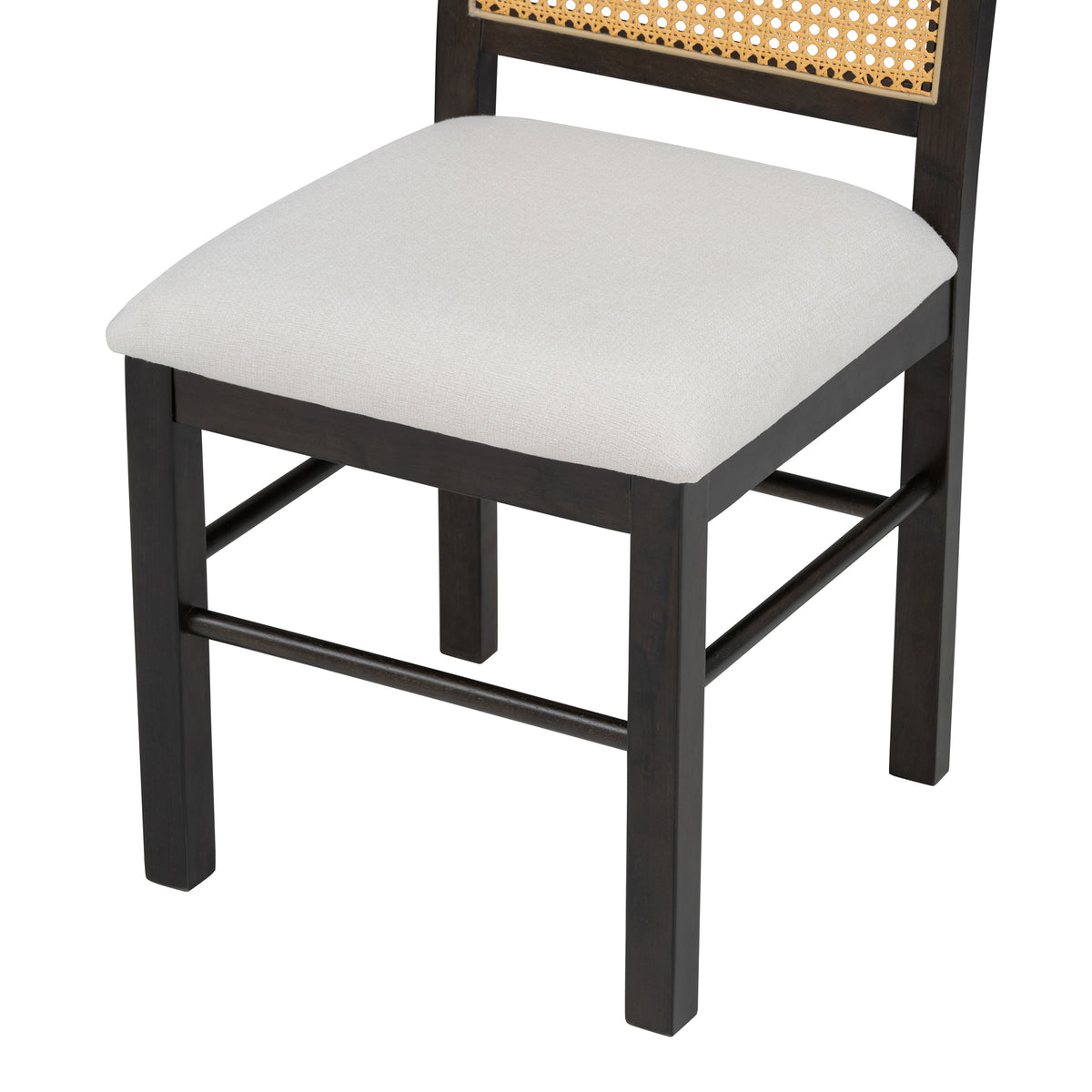 Retro Dining Set (5 pcs) – Espresso Finish